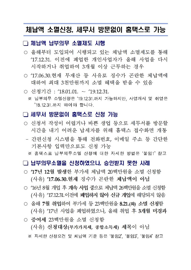 체납액소멸제도 